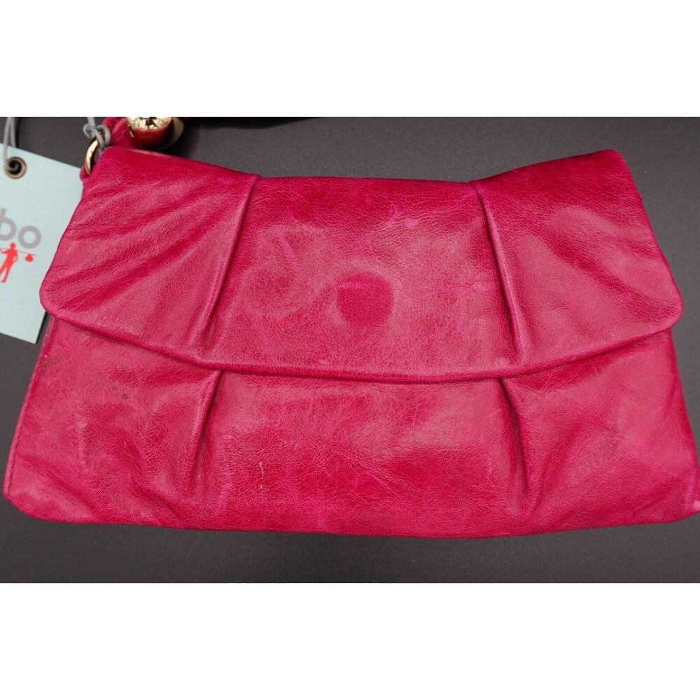 Hobo International NWT Women's Top Grain Soft Leather Distressed Wristlet Purse - Picture 2 of 16